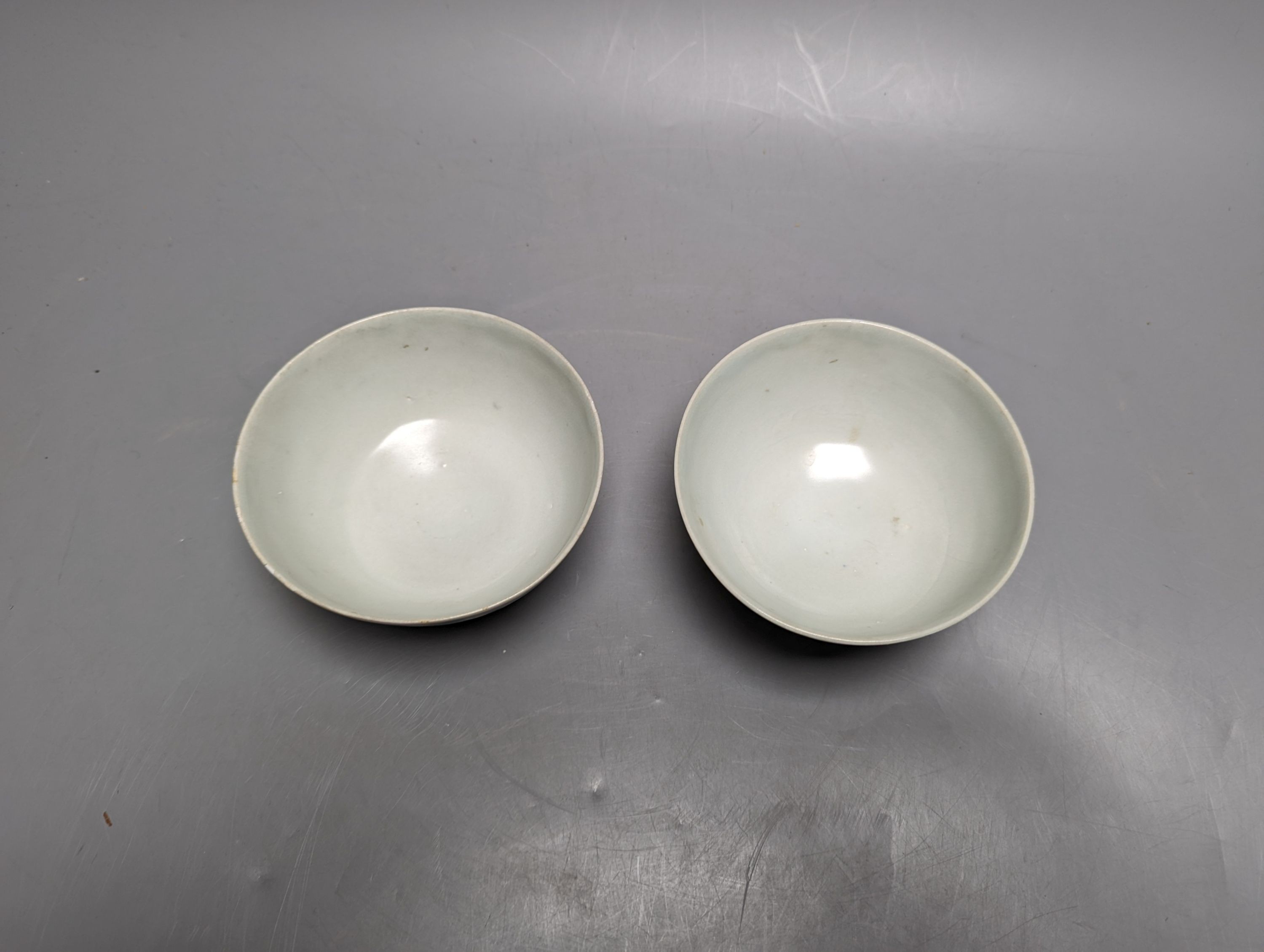 Two Chinese Ming dynasty provincial blue and white bowls (ex-Hatcher Collection, Christie’s)